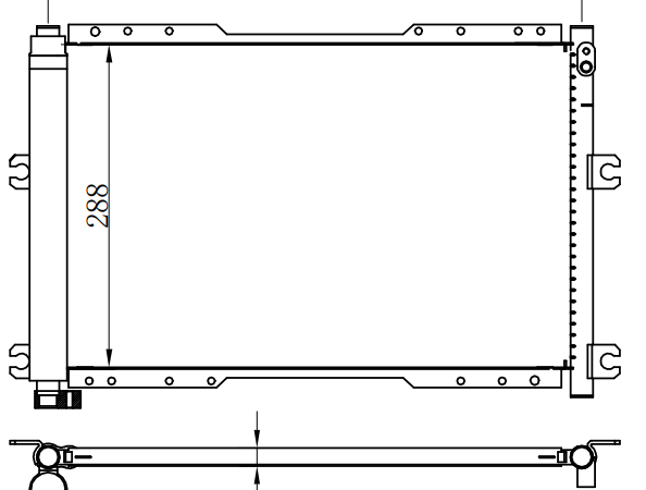 Condenser For SUZIKI 铃木 吉姆尼 1.3