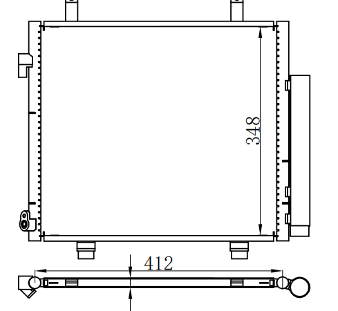Condenser For SUZIKI 新奥拓