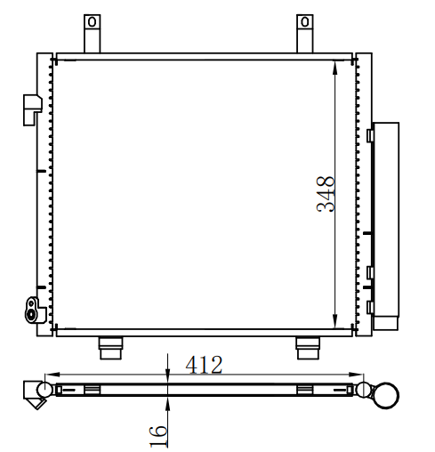 Condenser For SUZIKI 新奥拓