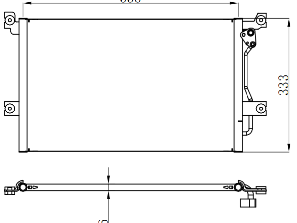 Condenser For VOLVO