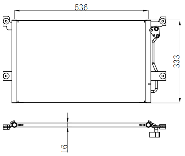 Condenser For VOLVO