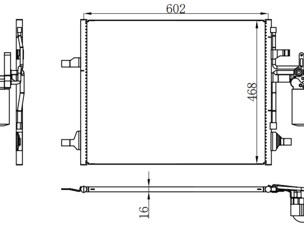 Condenser For VOLVOVolvo S60 11-16