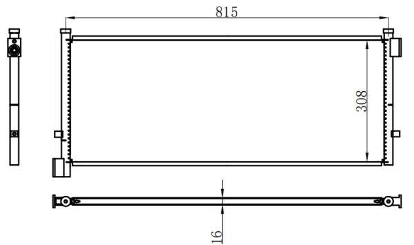 Condenser For VOLVOHD Volvo FH 12 93-/FH 16 93-/FH 05-