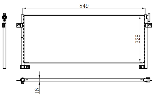 Condenser For VOLVOFH 400/FH 440/FH 480 05-