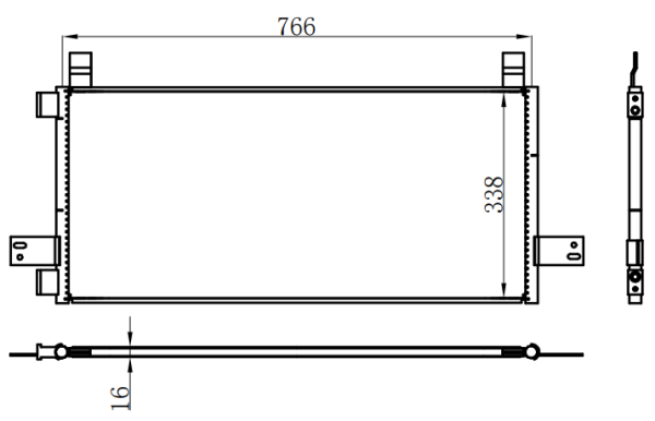 Condenser For VOLVOMAN TG-A