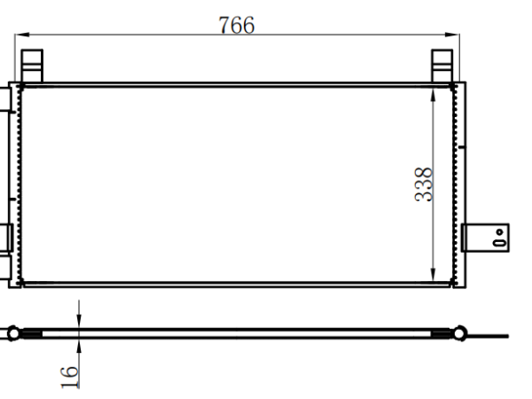 Condenser For VOLVOMAN TG-A