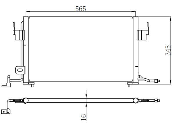 Condenser For PEUGEOT