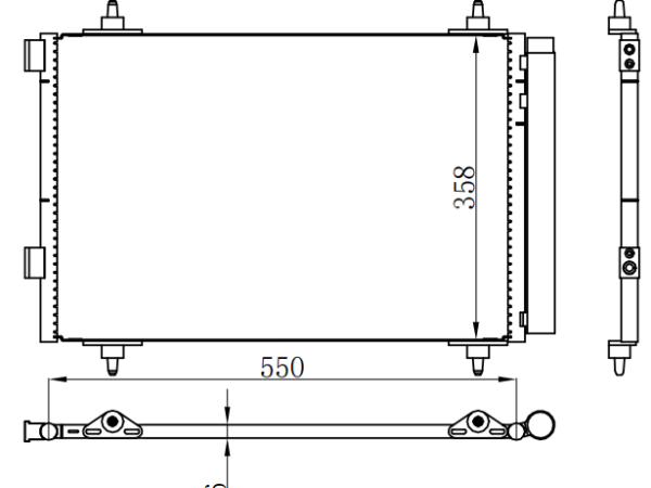 Condenser For PEUGEOTPEUGEOT标致307