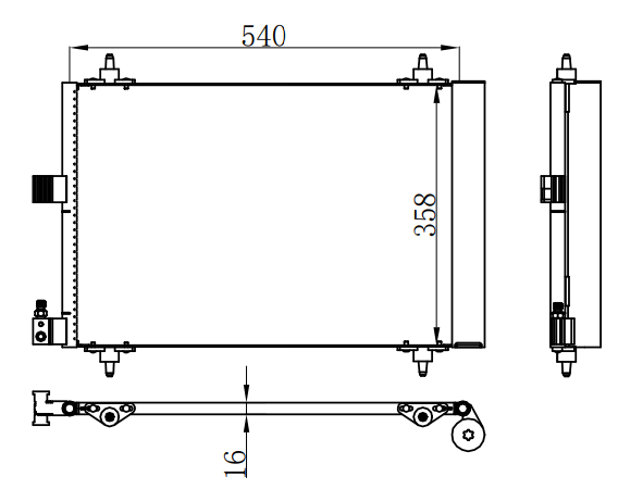 Condenser For PEUGEOTPEUGEOT标致 406