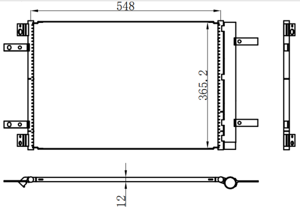 Condenser For PEUGEOTPeugeot 3008 16-