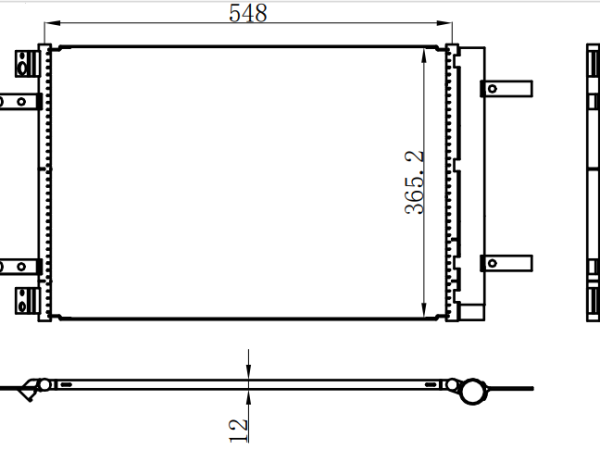 Condenser For PEUGEOTPeugeot 3008 16-