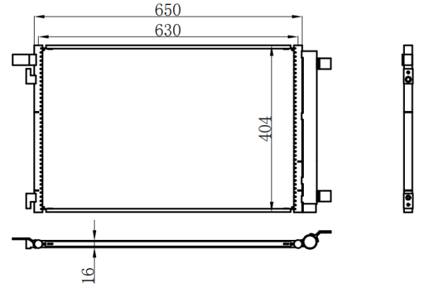 Condenser For PEUGEOT308(4A_,4C_) 1.6  GTi 10-