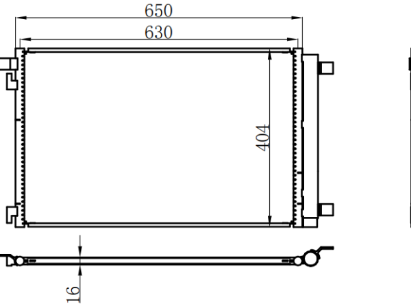 Condenser For PEUGEOT308(4A_,4C_) 1.6  GTi 10-