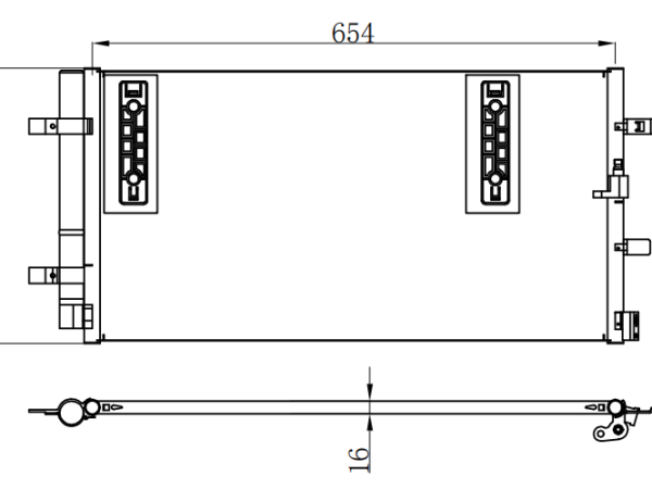 Condenser For AUDIA4 LUXURYL4 2.0L 11-14