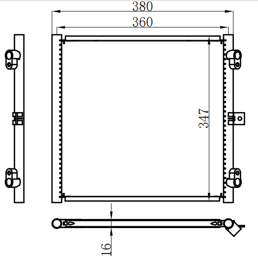 Condenser For PORSCHE保时捷718博克斯特982