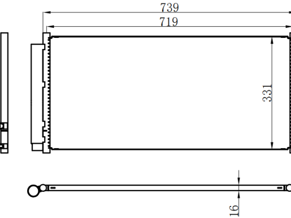 Condenser For PORSCHE保时捷帕拉梅拉16款