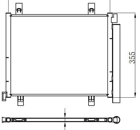 Condenser For VOLKSWAGEN volkswagen