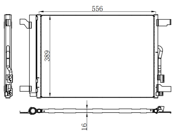 Condenser For VOLKSWAGEN  VOLKSWAGEN