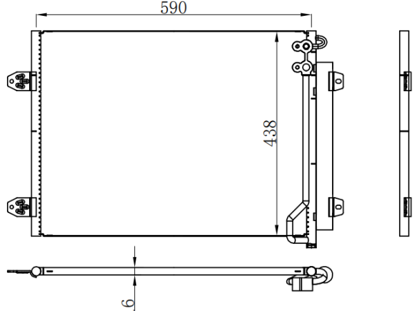 Condenser For VOLKSWAGEN Volkswagen Passat 大众 帕萨特 2.0T