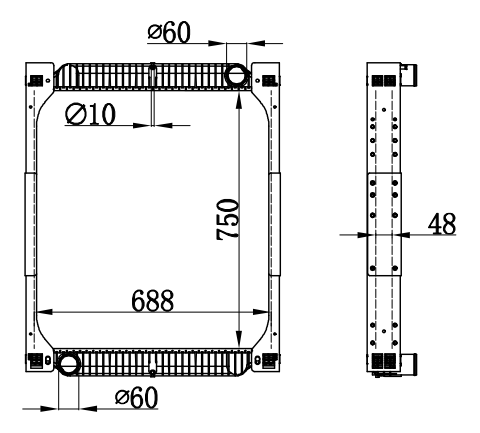Radiator FOR Deawoo 15 ton truck