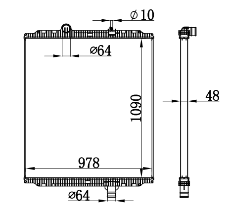 Radiator FOR TRUCK FEIERBILT
08-11