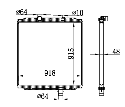 Radiator FOR TRUCK FEIERBILT
08-11