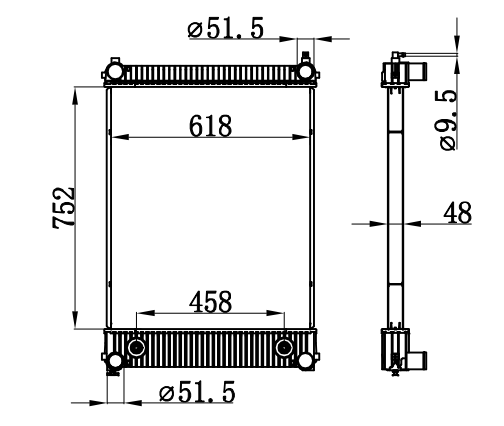Radiator FOR TRUCK FREIGHTLINER  AT