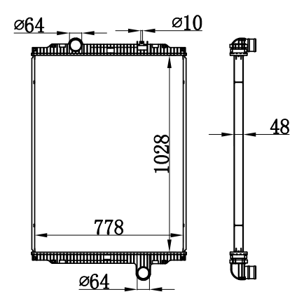 Radiator FOR TRUCK KENWORTH T 660 MT
