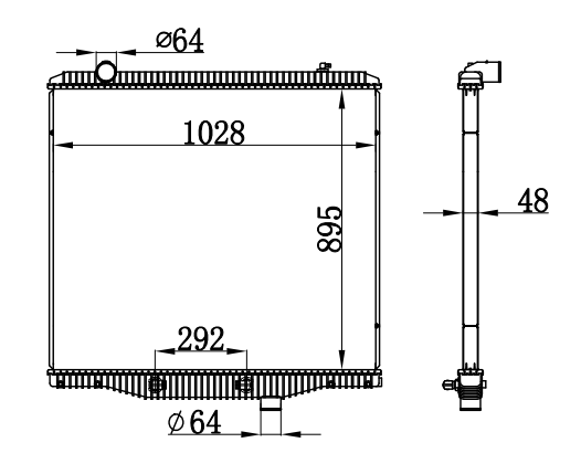Radiator FOR TRUCK INTERNATIONAL  NAVISTER PROSTAR TRANS STAR 10-13 AT