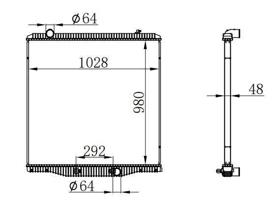 Radiator FOR TRUCK INTERNATIONAL NAVISTAR PROSTAR&TRANS STAR 10-13 AT
