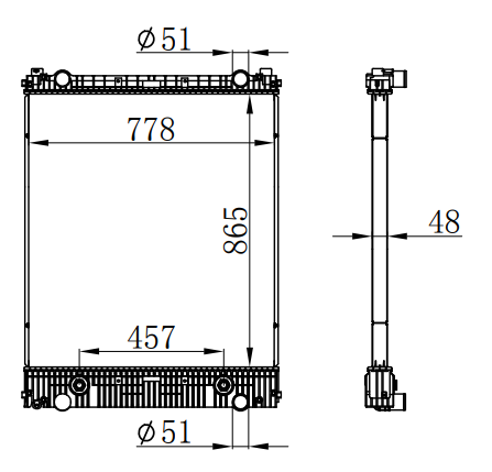 Radiator FOR TRUCK