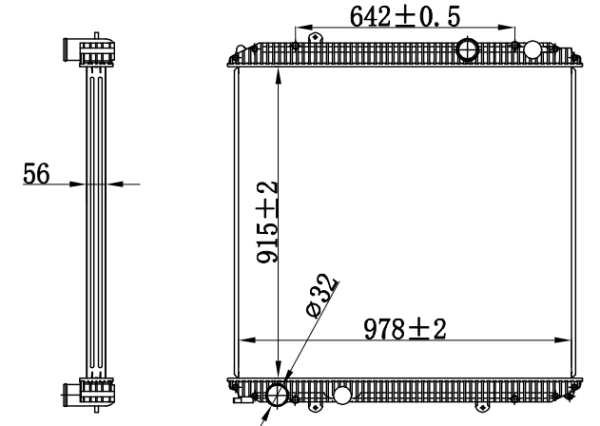 Radiator FOR TRUCK FORD