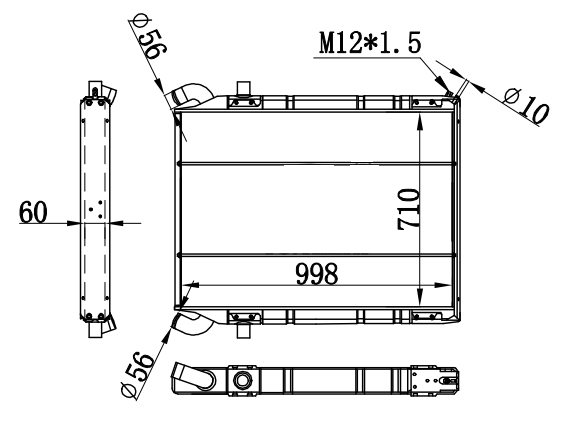 Radiator FOR TRUCK SCANIA Ⅰ R 112 DSC11
81-