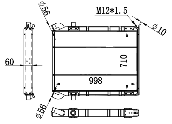 Radiator FOR SCANIA SCANIA Ⅰ R 112 DSC11 81-