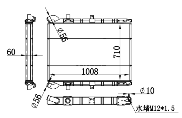 Radiator FOR SCANIA P(89) 113 DSC11'
89-