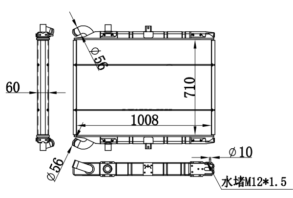 Radiator FOR SCANIA P(89) 113 DSC11'
89-