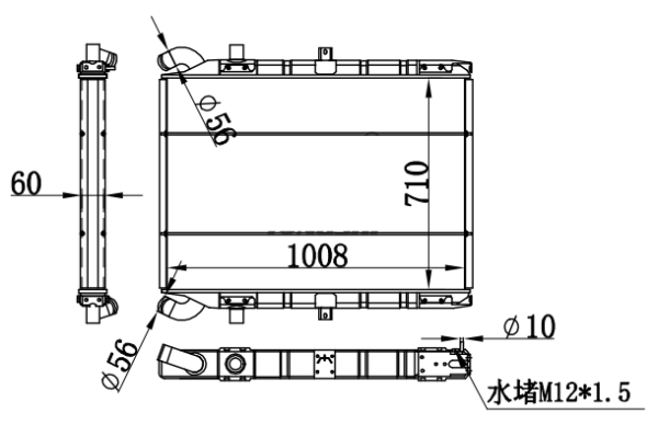 Radiator FOR SCANIA R(89) 113 DSC11'
89-