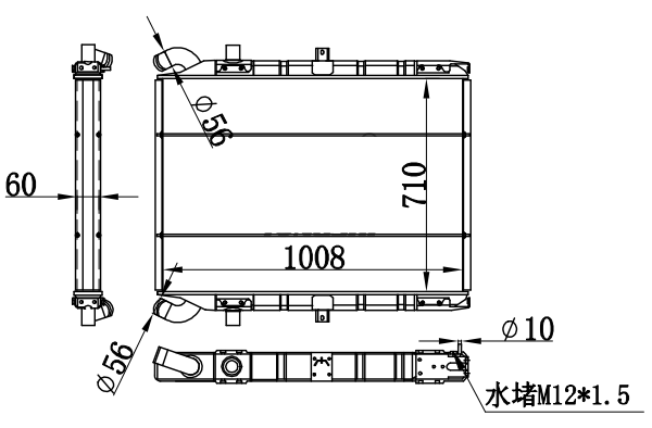 Radiator FOR SCANIA R(89) 113 DSC11'
89-