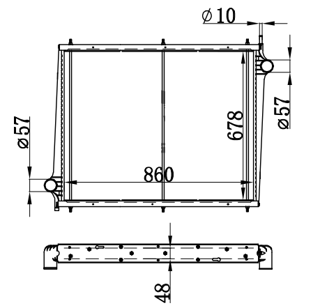 Radiator FOR SCANIA P(95) 114 DSC11
95-