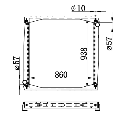 Radiator FOR SCANIA SCANIA T95 114 DSC11
95-