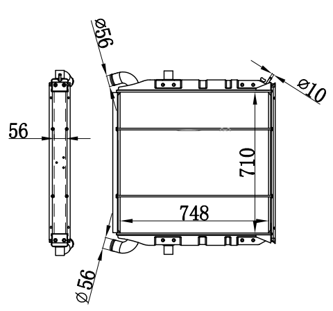 Radiator FOR SCANIA SCANIA I R 112 DSC11 81-