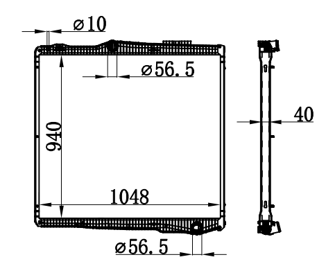 Radiator FOR SCANIA P-SERIES 04-MT
04-