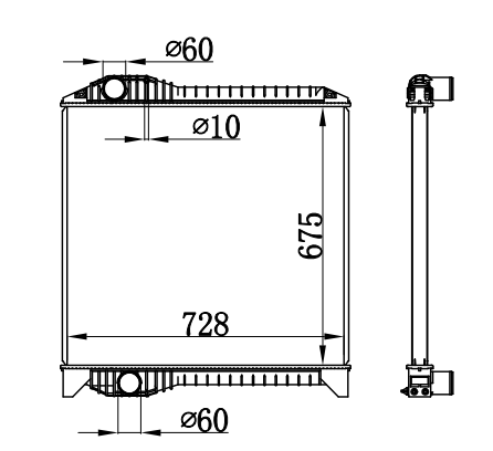 Radiator FOR HINO PROFIA/TERAVIE
YEAR: