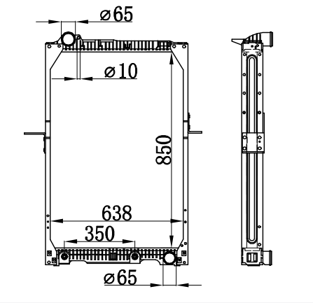 Radiator FOR BENZ