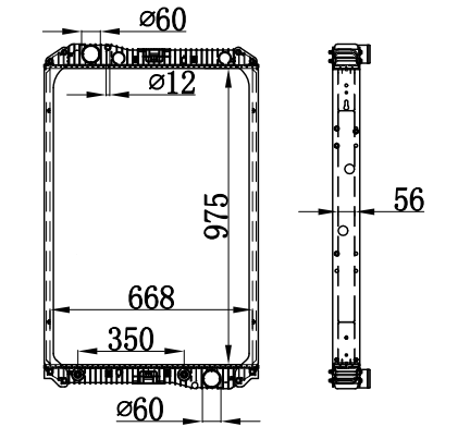 Radiator FOR BENZ MERCEDES AXOR  02-
