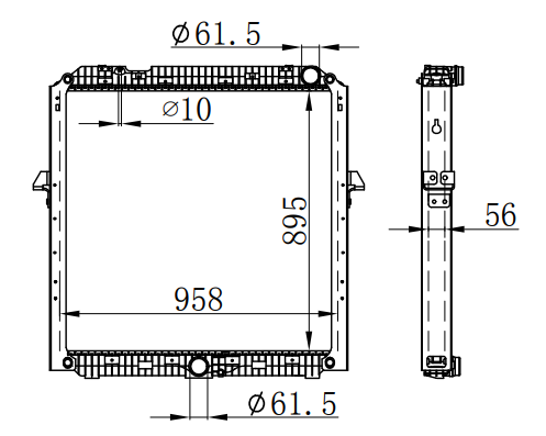 Radiator FOR BENZ MERCEDES Actros 14- MT
