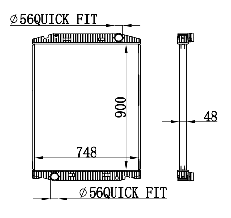 Radiator FOR IVECO IVECO Stralis 02-