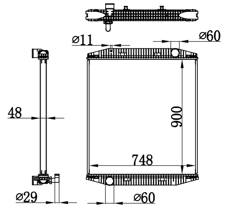 Radiator FOR IVECO IVECO Eurostar 92～02