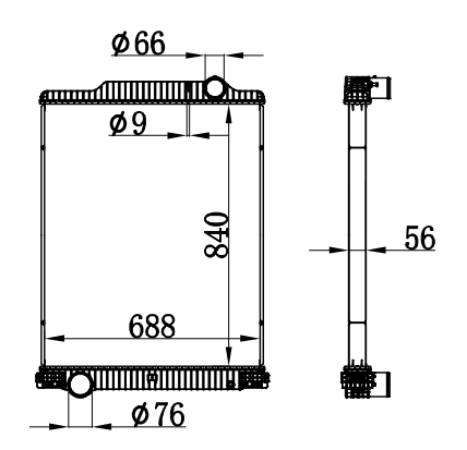 Radiator FOR HYUNDAI POWERTECH NEW MT
