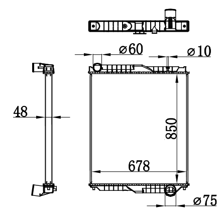Radiator FOR NISSAN UD 380